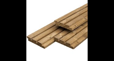Thermoline vuren triple profiel 2,6x14,0x360 cm Tuindeco - Tuindeco
