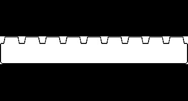 Vlonderplank bangkirai 2,1x14,5x460 cm Tuindeco - Tuindeco