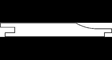 Overhangend rabat Midden-Europees grenen 1,8x14,5x360 cm Tuindeco - Tuindeco
