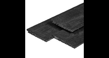 Zweeds rabat Midden-Europees vuren zwart 1,1/2,2x19x400 cm Tuindeco - Tuindeco