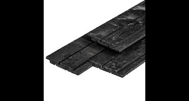Channelsiding Noord-Europees vuren zwart gespoten 1,8x14,5x300 cm Tuindeco - Tuindeco