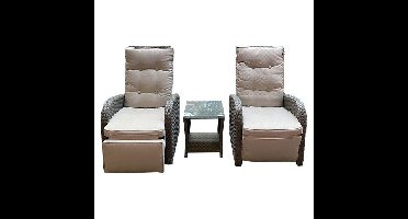 King wicker duo set Buitengewoon de Boet - Buitengewoon de boet