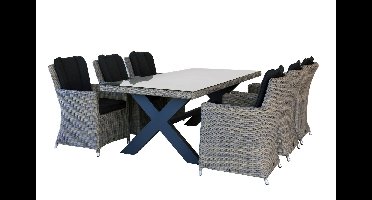 Diningset San Vito Tuscany Taupe Oosterik Home - Oosterik home