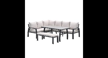 Vasano Lounge Diningset Links Desert Sand Garden Impressions - Garden impressions