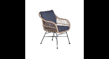 Margriet dining fauteuil stoel natural rotan/reflex black Garden Impressions - Garden impressions