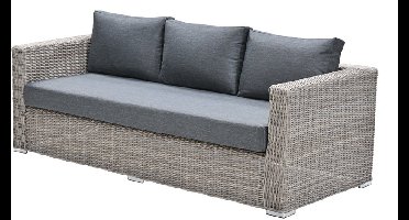 Tennessee 3-zits bank L225 cm vintage willow/antraciet texfiber Garden Impressions - Garden impressions