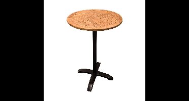 Bistro Round Bartafel Teak dia. 70x110 cm Buitengewoon de Boet - Buitengewoon de boet