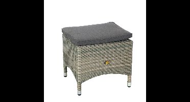 Hocker Kingston Chocolate Taupe Oosterik Home - Oosterik home