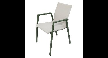 Genesee stapelstoel forest green off white Oosterik Home - Oosterik home