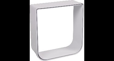 Poezendeur tunnel wit Cat Mate hond Flamingo - Flamingo