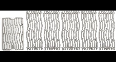 Gegoten RVS roosters voor Prestige 665 BBQ Napoleon Grills - Napoleon grills