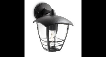 Creek buitenwandlamp omlaag zwart verlichting Philips - Philips