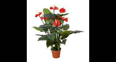Anthurium 95 cm kunstbloem zijde nepbloem Buitengewoon de Boet - Buitengewoon de boet