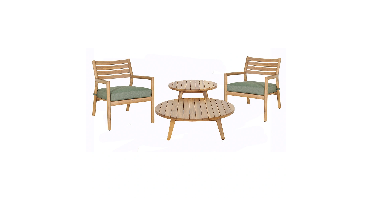 Dienten Loungeset 4dlg Buitengewoon de Boet - Buitengewoon de boet