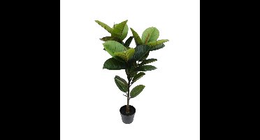 Ficus elastica 100 cm kunstplant Buitengewoon de Boet - Buitengewoon de boet