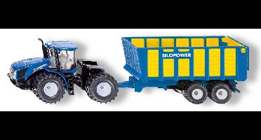 New Holland Tractor met Hooiwagen Siku - Hortus