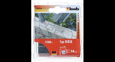 Nieten type 053/353 staaldraad 14 mm 1000 st. KWB - Kwb