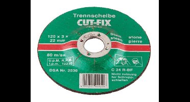 CUT-FIX Doorslijpschijven steen 115x3x22 mm KWB - Kwb