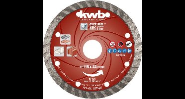 Diamantschijf cutfix red 115x22 mm KWB - Kwb