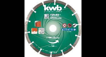 Diamantschijf cutfix grn 178x22 mm KWB - Kwb