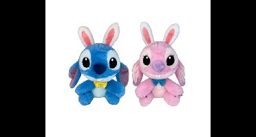 Stitch of Angel knuffel pluche pasen H 25 cm 2 ass Disney - Disney