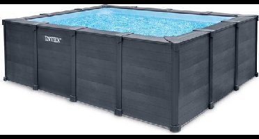 Graphite gray panel pool set 4m x 3m x 1,24m I Intex - Intex