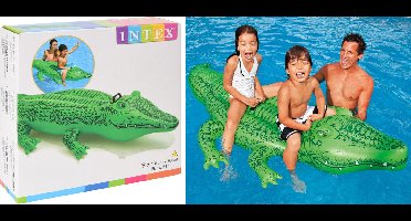 Opblaas krokodil ride-on 168x86cm Nampook - Nampook