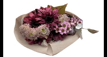 Boeket gedroogde kunstbloemen bordeaux Buitengewoon de Boet - Buitengewoon de boet