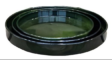 Schotel Cylinder Vibrant Groen S 23x3cm Buitengewoon de Boet - Buitengewoon de boet