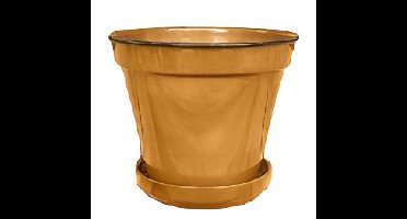 Pot met rand Geel M 25x26cm Buitengewoon de Boet - Buitengewoon de boet