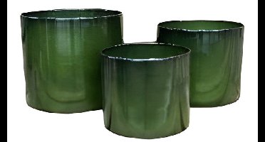 Schotel Cylinder Vibrant Geel M 28x3,5cm 1stuk Buitengewoon de Boet - Buitengewoon de boet