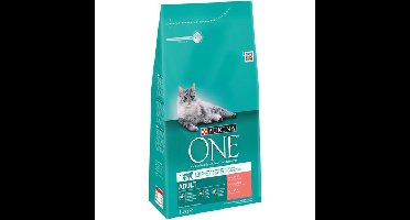 Kattenvoer one adult rijk aan zalm & volkoren granen brokjes 1,5 kg Purina - Purina