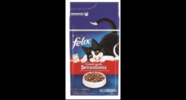Countryside sensations met rund, met kip en met groenten 4kg kattenvoer Felix - Felix