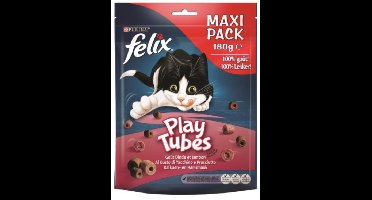 Play tubes kalkoen- en hamsmaak 180g kattenvoer Felix - Felix