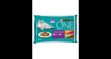 Purina one adult difficult appetite kip pouch mp 4x85gr Purina - Purina