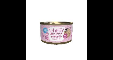 Schesir baby kitten kip&lever bouillon 70gr Schesir Malanico - Malanico