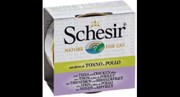 Can broth tuna&chicken 70g Schesir Malanico - Malanico