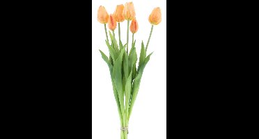 PSO Classic Tulip Bundle Tulp Duchesse x7 peach 47 cm kunstbloemen Buitengewoon de Boet - Buitengewoon de boet