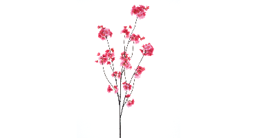 Prunus Malaga spray cerise 126 cm kunstbloem Erutan Avon - Erutan avon