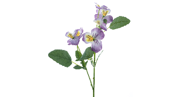 Pansy spray purple 65 cm kunstbloem Erutan Avon - Erutan avon