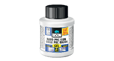 Hard PVC-Lijm Gel Flacon 250 ml Bison - Bison