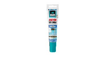 Super Silicone Sanitair Transparant Hang/Statube 150 ml Bison - Bison