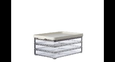 Koelkastdoos omnia vleeswaren 3-laags nordic white Mepal - Mepal