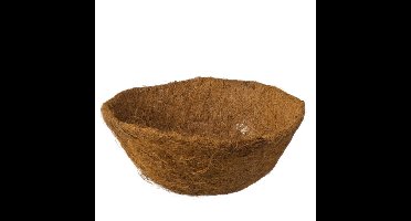 Kokosinlegvel voor hanging basket voorgevormd met waterkering dia. 25cm Nature - Nature