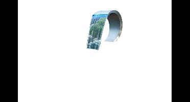 Mamba waterval rvs met led verlicht Ubbink - Ubbink