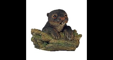 Drijvende spuitfiguur Otter op boomstam Ubbink - Ubbink