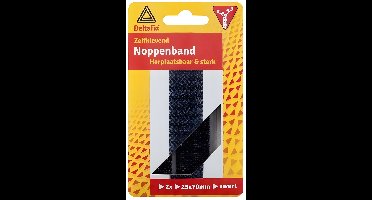 Noppenstrips zwt 70x25mm 2st Deltafix - Deltafix
