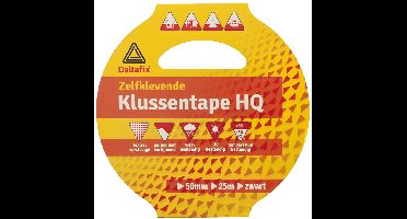 Klussentape 50mmx25m zwart Deltafix - Deltafix