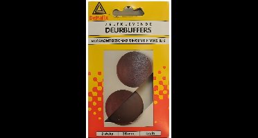 Deurbuffer 38mm zelfkl. bruin 2st Deltafix - Deltafix