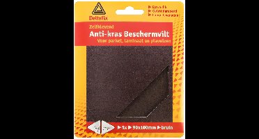 Anti-krasvilt 90x100 bruin Deltafix - Deltafix